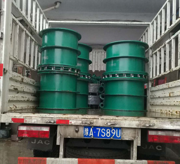 防水套管發貨現場